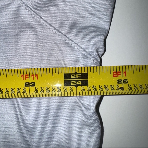 Nike Golf Polo Dri-Fit Gray Stripes Short Sleeve Size XL - Picture 5 of 7